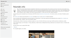 Desktop Screenshot of palomaki.info