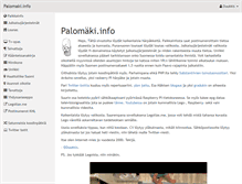 Tablet Screenshot of palomaki.info